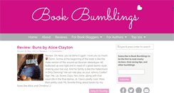 Desktop Screenshot of bookbumblings.com